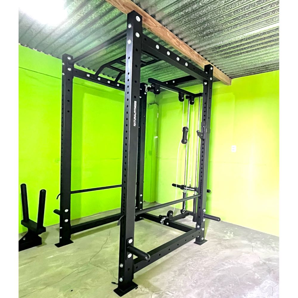 jaula de potencia pr3 lite con sistema de poleas alta y baja
