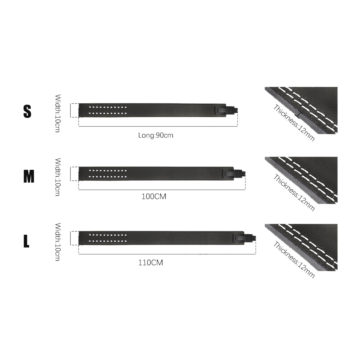 powerlifting belt tallas