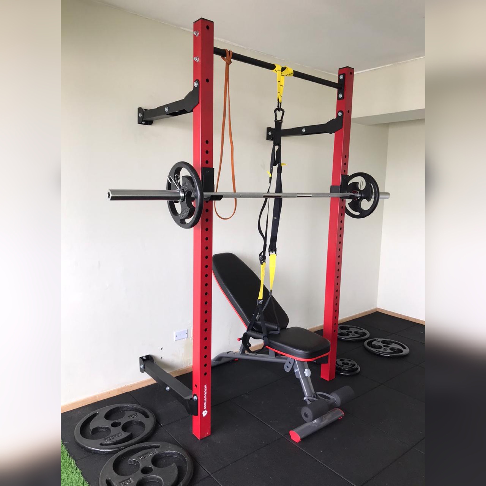 rack plegable rojo